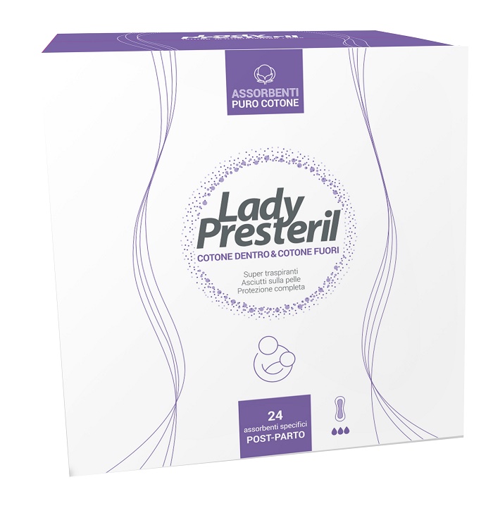LADY PRESTERIL POSTPARTO 24 PEZZI - goldeneffe.it