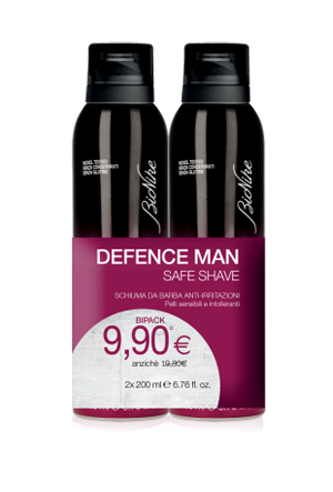 DEFENCE MAN BIPACK SCHIUMA BARBA 2 X 200 ML - goldeneffe.it