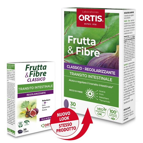 FRUTTA & FIBRE CLASSICO 30 COMPRESSE - goldeneffe.it