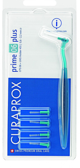 CURAPROX CPS PRIME CPS 06 CON 5 SCOVOLINI + SUPPORTO - goldeneffe.it