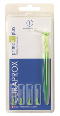 CURAPROX CPS PRIME CPS 011 CON 5 SCOVOLINI + SUPPORTO - goldeneffe.it