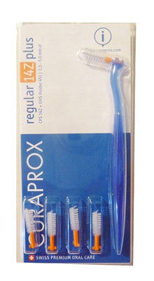 CURAPROX CPS REGULAR CPS 14Z CON 5 SCOVOLINI + SUPPORTO - goldeneffe.it