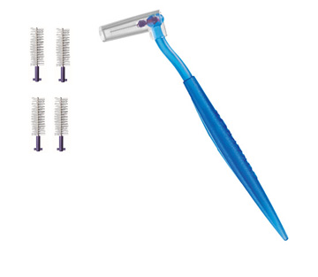 CURAPROX CPS REGULAR CPS 18 CON 4 SCOVOLINI + SUPPORTO - goldeneffe.it