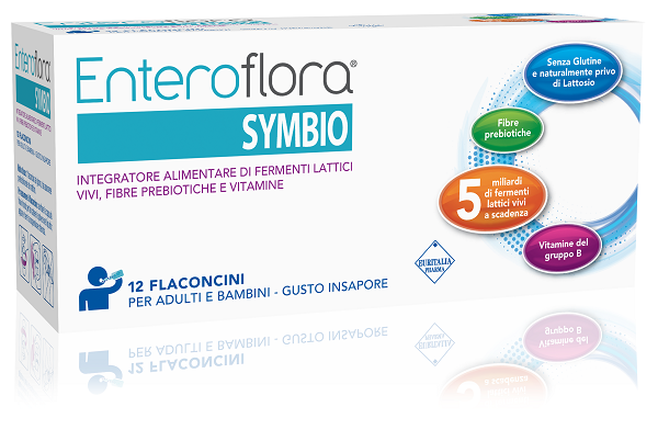 ENTEROFLORA SYMBIO 12 FLACONCINI DA 10 ML - goldeneffe.it