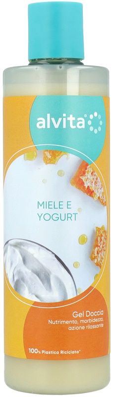 ALVITA GEL DOCCIA MIELE/YOGURT 300 ML - goldeneffe.it