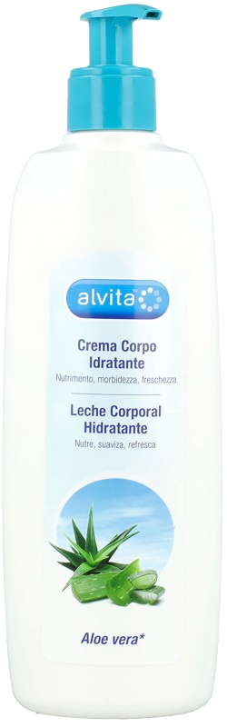 ALVITA CREMA CORPO IDRATANTE ALOE VERA 400 ML - goldeneffe.it