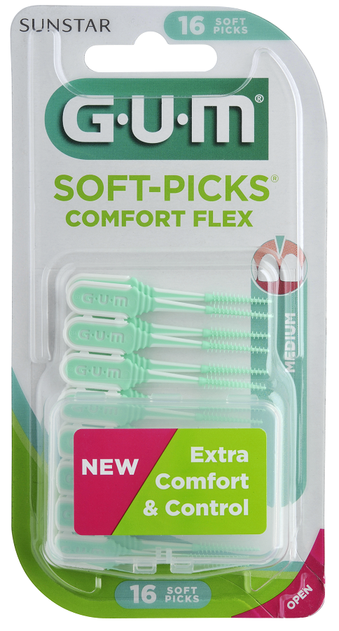 GUM SOFT PICK COMFORT FLEX SCOVOLINO INTERDENTALE 40 PEZZI - goldeneffe.it