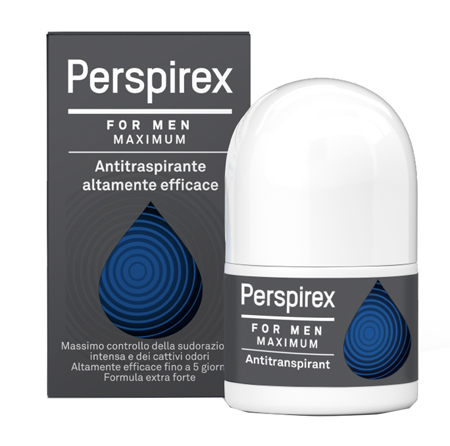 PERSPIREX FOR MEN MAXIMUM ANTITRASPIRANTE ROLL ON 20 ML - goldeneffe.it