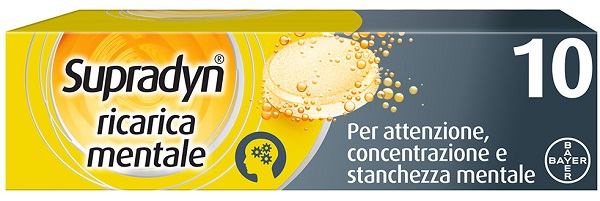 SUPRADYN RICARICA MENTALE 10 COMPRESSE - goldeneffe.it