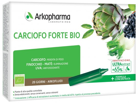 ARKOFLUIDI ULTRA SUONI CARCIOFO FORTE BIO 20 FIALE - goldeneffe.it