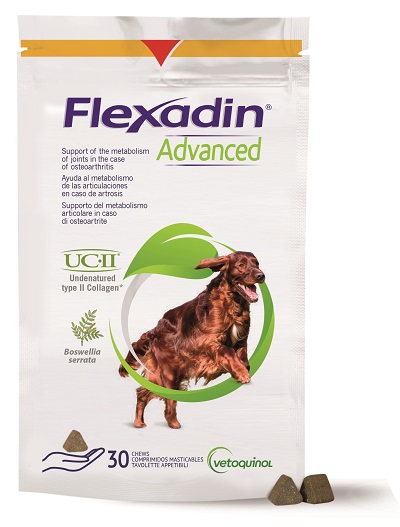 FLEXADIN ADVANCED CANE TUTTE LE TAGLIE 30 TAVOLETTE APPETIBILI - goldeneffe.it