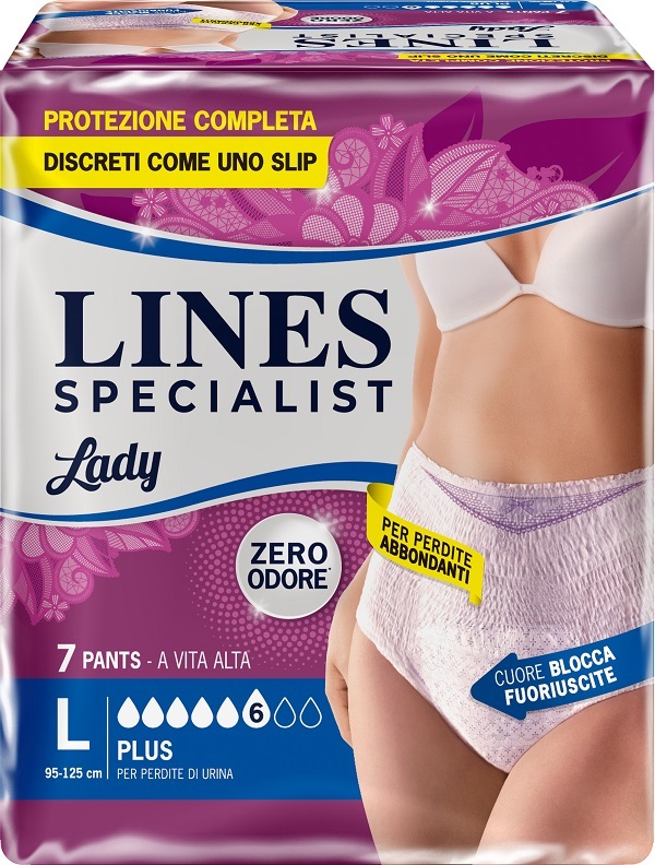 LINES SPECIALIST PANTS LADY PLUS L FARMA 7 PEZZI - goldeneffe.it