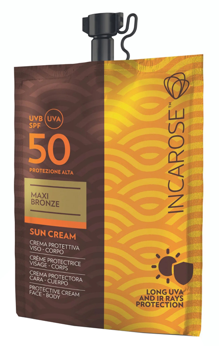 INCAROSE MAXI BRONZE SUN CREAM SPF50 50 ML - goldeneffe.it