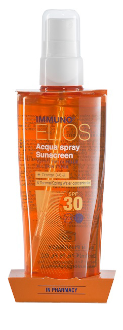 IMMUNO ELIOS ACQUA SPRAY SOLARE BIFASICO SPF30 200 ML - goldeneffe.it