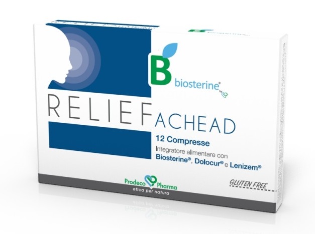 BIOSTERINE RELIEF ACHEAD 12 COMPRESSE - goldeneffe.it