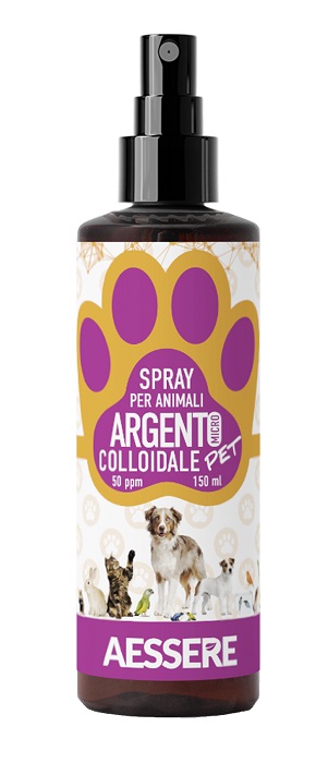 ARGENTO COLLOIDALE PET SPRAY 50PPM 150 ML - goldeneffe.it