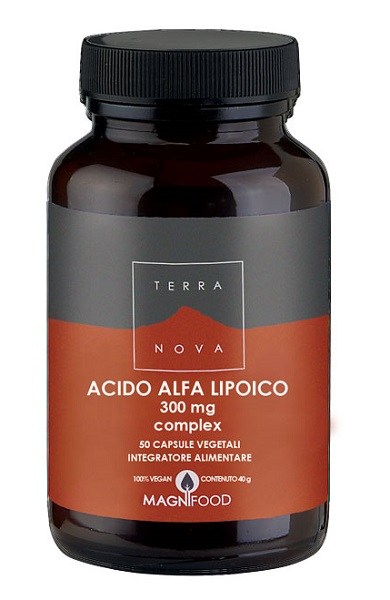 TERRANOVA ACIDO ALFA LIPOICO 300MG COMPLEX 50 CAPSULE - goldeneffe.it