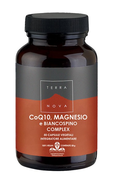 TERRANOVA COQ10/MAGNESIO/BIANCOSPINO 50 CAPSULE - goldeneffe.it