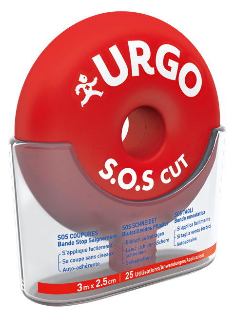 BENDA URGO SOS CUT 3X2,5CM - goldeneffe.it