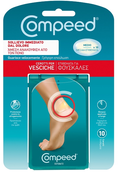 COMPEED CEROTTO VESCICHE MEDIO 10 PEZZI - goldeneffe.it