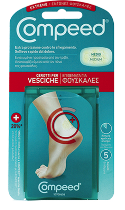 COMPEED CEROTTO PER VESCICHE TALLONE SPORT 5 PEZZI - goldeneffe.it