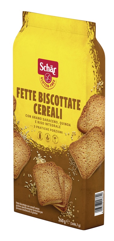 SCHAR FETTE BISCOTTATE CEREALI 3 PORZIONI DA 86,7 G - goldeneffe.it