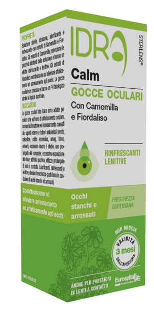 GOCCE OCULARI RINFRESCANTI STERILENS IDRA CALM CAMOMILLA E FIORDALISO 10 ML - goldeneffe.it