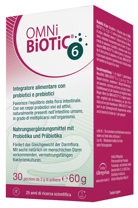 OMNI BIOTIC 6 BARATTOLO 60 G - goldeneffe.it