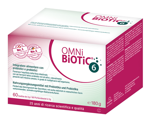 OMNI BIOTIC 6 POLVERE 60 BUSTINE DA 3 G - goldeneffe.it