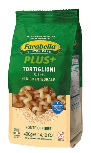 FARABELLA TORTIGLIONI RISO INTEGRALE 400 G - goldeneffe.it