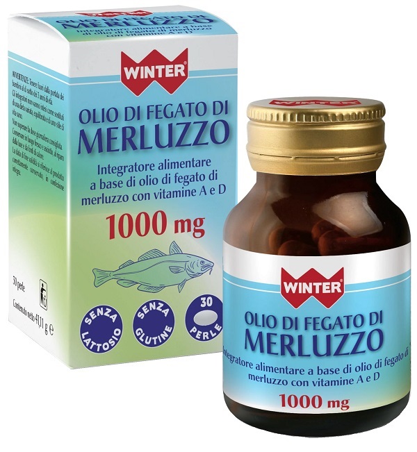 WINTER OLIO DI FEGATO DI MERLUZZO 30 PERLE - goldeneffe.it