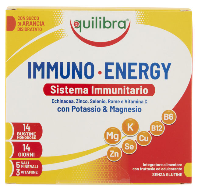 IMMUNO ENERGY SISTEMA IMMUNITARIO POTASSIO & MAGNESIO 14 BUSTINE MONODOSE - goldeneffe.it