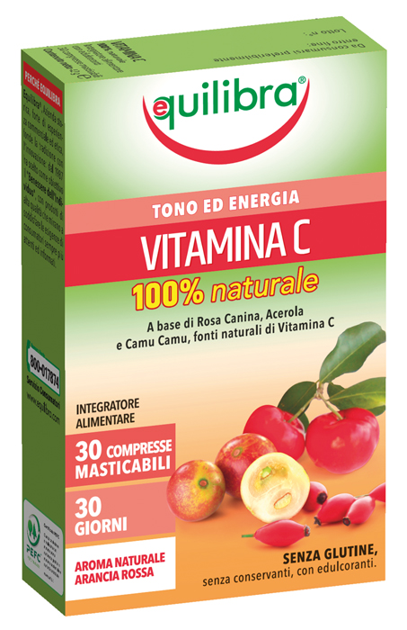VITAMINA C 100% NATURALE 30 COMPRESSE - goldeneffe.it