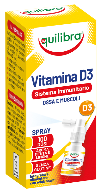 VITAMINA D3 SISTEMA IMMUNITARIO OSSA E MUSCOLI 13 ML - goldeneffe.it