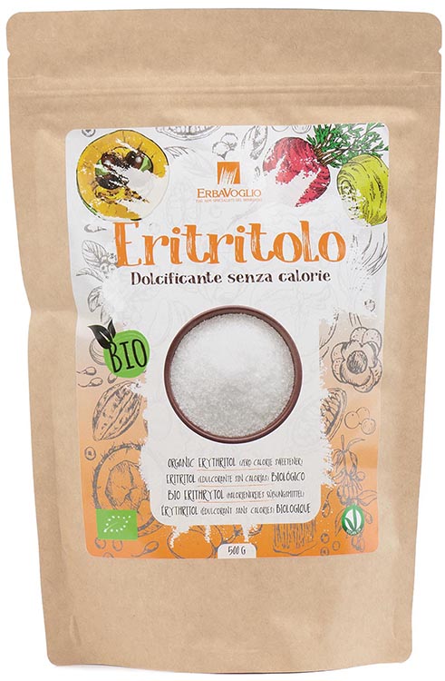 ERITRITOLO BIO 500 G - goldeneffe.it