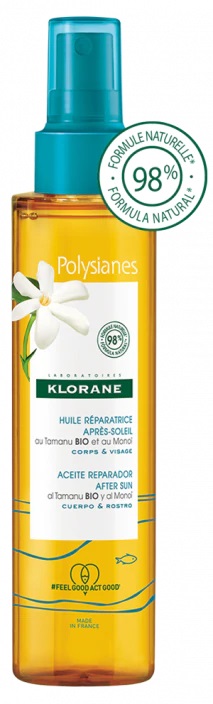 KLORANE OLIO RISTRUTTURANTE DOPOSOLE AL TAMANU E MONOI 150 ML - goldeneffe.it