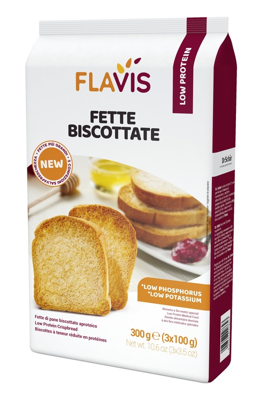 FLAVIS FETTE BISCOTTATE APROTEICHE 300 G - goldeneffe.it