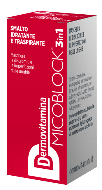 DERMOVITAMINA MICOBLOCK 3 IN 1 SMALTO IDRATANTE E TRASPIRANTE ROSSO 5 ML - goldeneffe.it