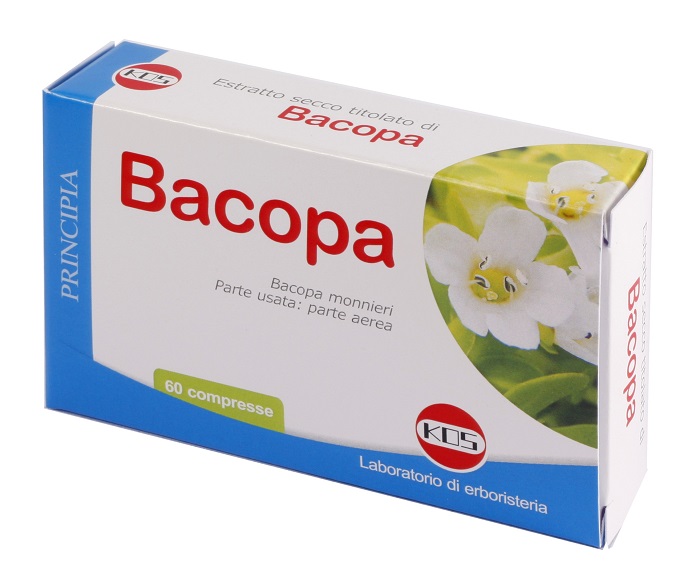 BACOPA MONNIERI ESTRATTO SECCO 60 COMPRESSE - goldeneffe.it