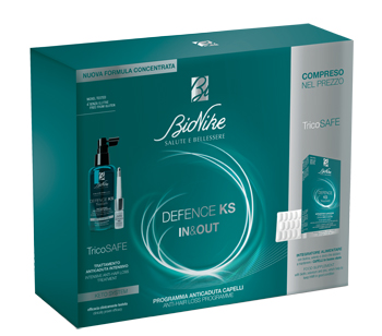 DEFENCE KS BIPACK TRATTAMENTO ANTICADUTA + INTEGRATORE 30 COMPRESSE - goldeneffe.it