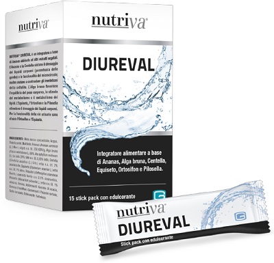 NUTRIVA DIUREVAL 15 STICK PACK DA 10 ML - goldeneffe.it