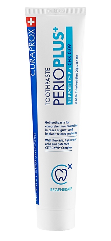 CURAPROX PERIOPLUS+ SUPPORT DENTIFRICIO CHX 0,09% 75 ML - goldeneffe.it