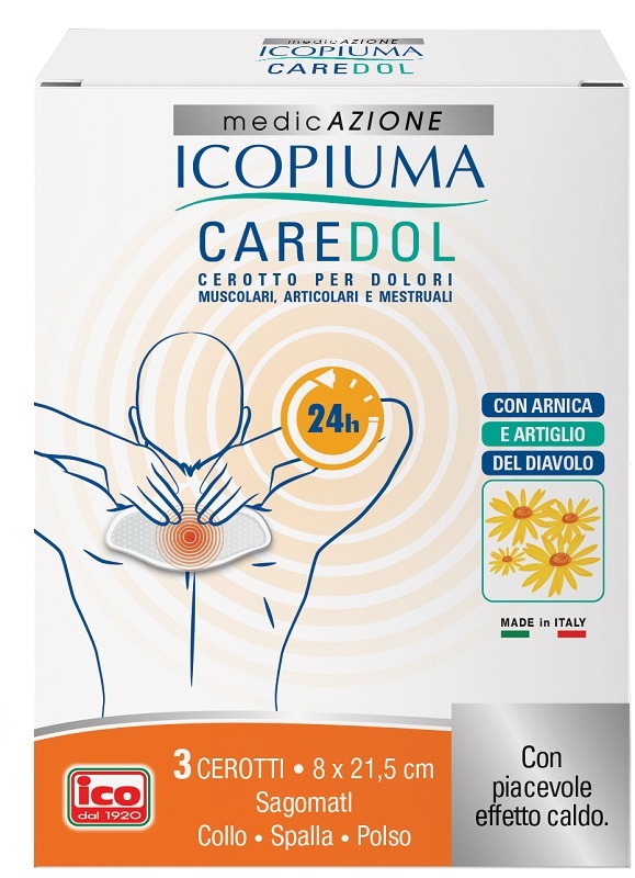 ICOPIUMA CAREDOL CEROTTO DOL COLLO-SPALLA-POLSO 3 PEZZI - goldeneffe.it