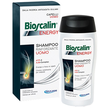 BIOSCALIN ENERGY SHAMPOO 200 ML - goldeneffe.it