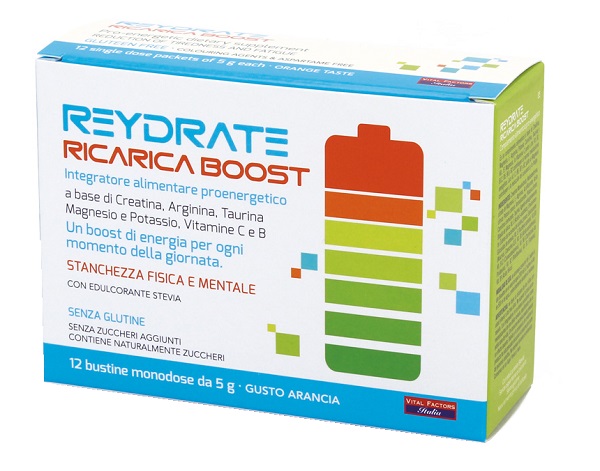 REYDRATE RICARICA BOOST 12 BUSTINE - goldeneffe.it