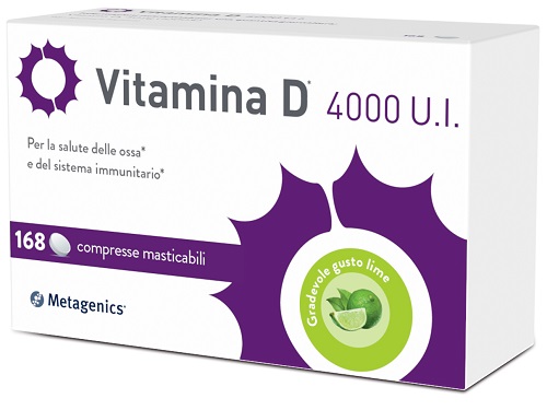 VITAMINA D 4000UI 168 COMPRESSE MASTICABILI - goldeneffe.it