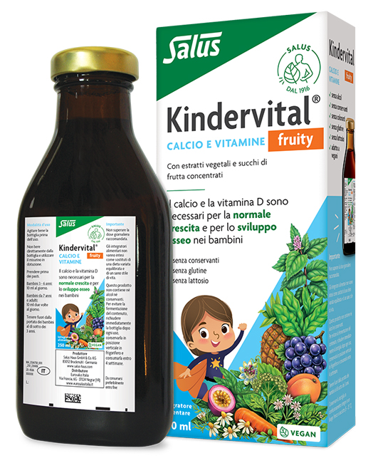 KINDERVITAL FRUITY 250 ML - goldeneffe.it