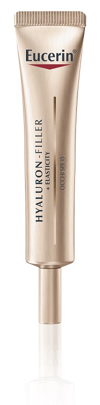 EUCERIN HYALURON-FILLER + ELASTICITY CONTORNO OCCHI SPF 15 15 ML - goldeneffe.it