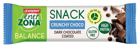 ENERZONA SNACK CRUNCHY CHOCO 33 G - goldeneffe.it