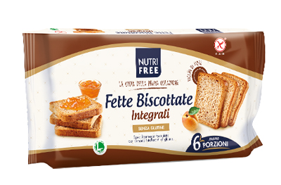 NUTRIFREE FETTE BISCOTTATE INTEGRALI 225 G - goldeneffe.it